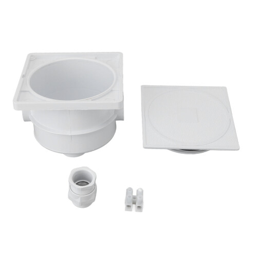 DN20 G3/4in Unterwasser-Lichtbox PVC 129x129x95mm 2