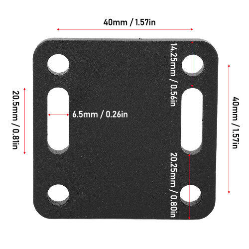 Kugel-Montagebasis 1 Zoll Gummikugel-Adapter - Aluminium 1