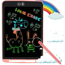 LCD Writing Tablet Doodle Board, 10inch Colorful Drawing Tablet Writing pad, Erasable Reusable Electronic Drawing Pads for Kids Toys, Educational for