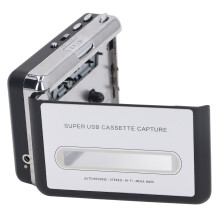 tragbarer Kassettenspieler-zu-MP3-Konverter mit Kopfhörer & USB-Adapter
