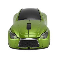 Sportwagen-Form kabellose Maus 1600 DPI grün 2,4 GHz