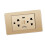 Thailand-Typ USB-C-Wandsteckdose Gold 1