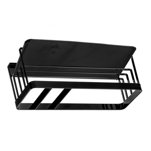 Eisen Küchenabtropfständer 620 g schwarze Abtropfschale
