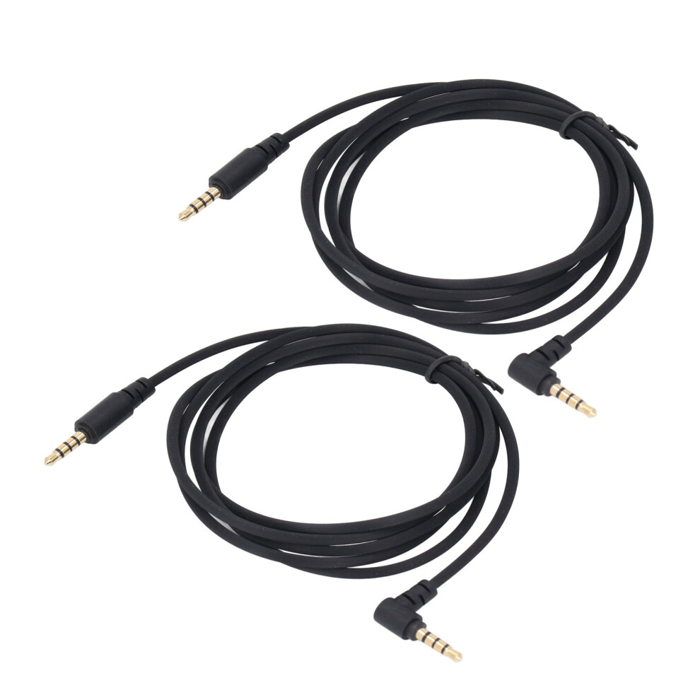 2Pcs 90 Degree Right Angle Auxiliary Cord Replacement 3.5Mm 1.5M Audio Cable For Blackshark V2 Pro 3331313639869