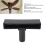 Deckenventilator-Blattstaubwedel aus ABS, 17,8  10,7 cm, Schwarz 5