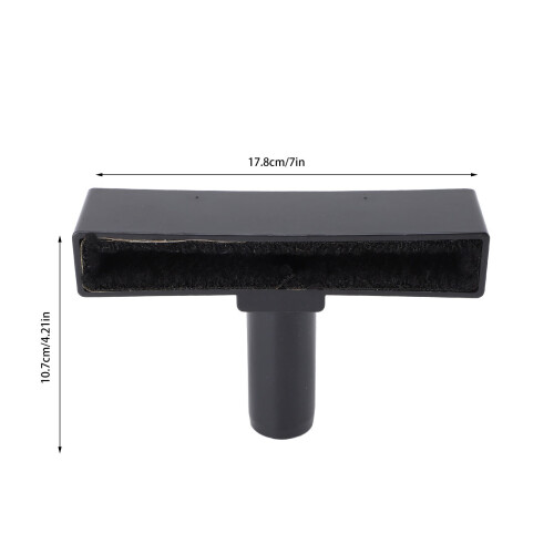 Deckenventilator-Blattstaubwedel aus ABS, 17,8  10,7 cm, Schwarz 1