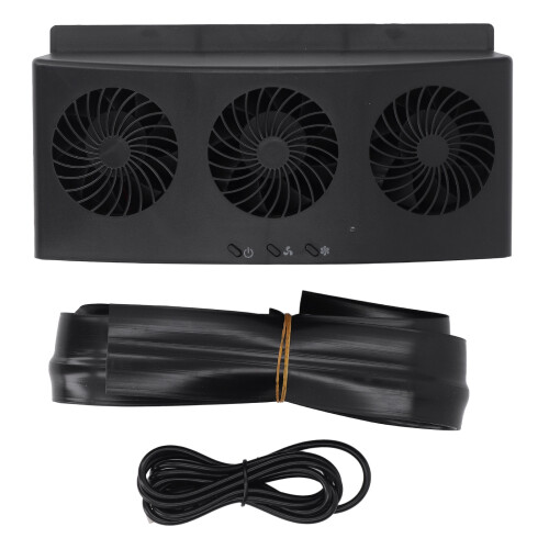 Auto USB Abluftventilator 24,8 Unzen Fensterlüfter ABS Gummi 2