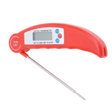 Rote digitale kabellose faltbare Fleischtemperatursonde 11 cm