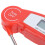 Rote digitale kabellose faltbare Fleischtemperatursonde 11 cm 4