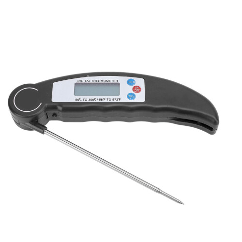 Digitale kabellose faltbare Fleischsonde schwarz 11cm AAA 1