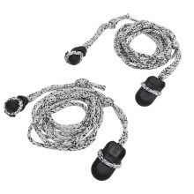 2er Set Bogenschießen Bogenseilzubehör, 200cm Nylon TPU für Recurve- & Langbogen
