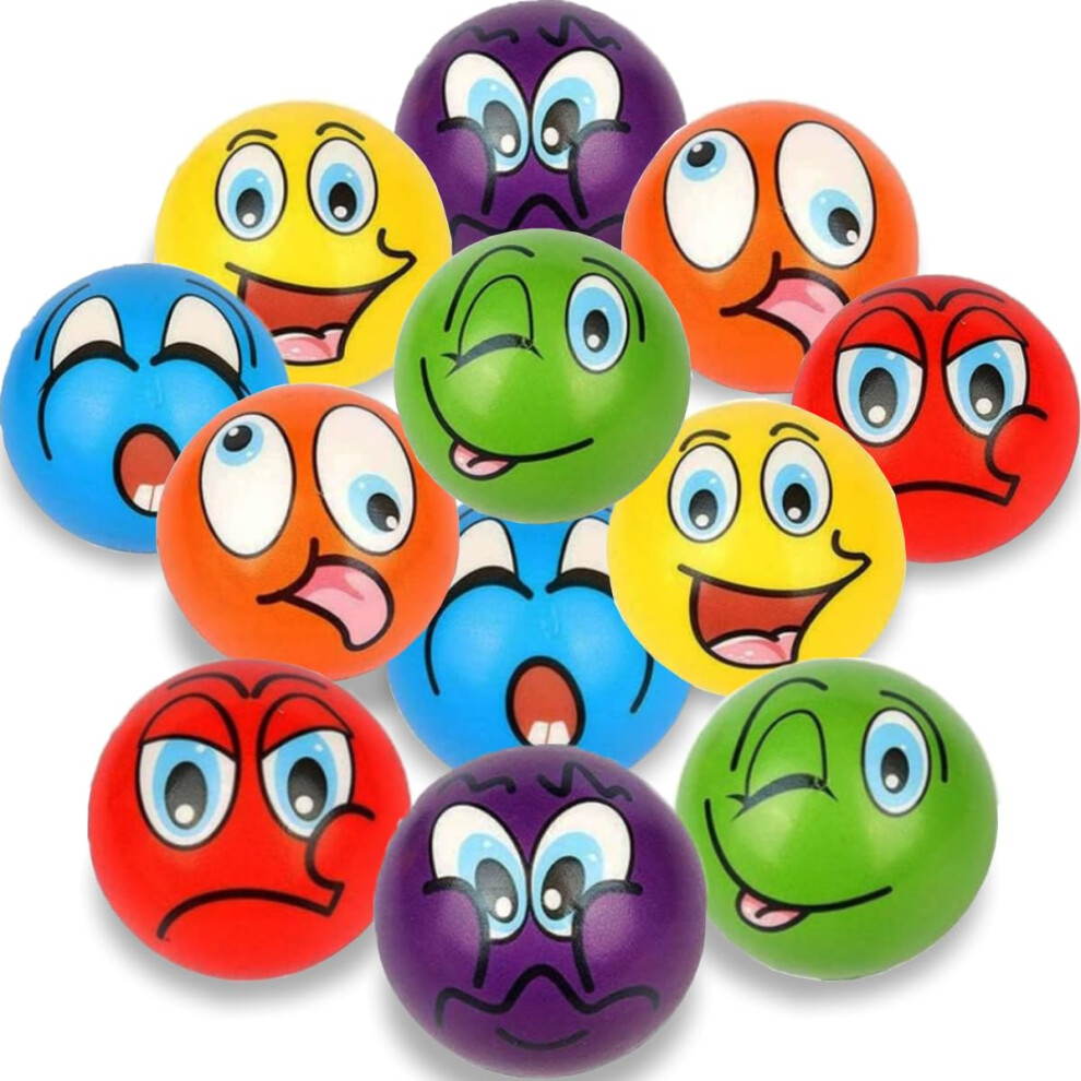 24Er-Pack Mini-Quetschballe Aus Weichem Schaumstoff, 6,35 Cm, Spielzeug Zum Stressabbau, Padagogische Neuheiten Fur Kinder, Schule, Klassenzimm-image