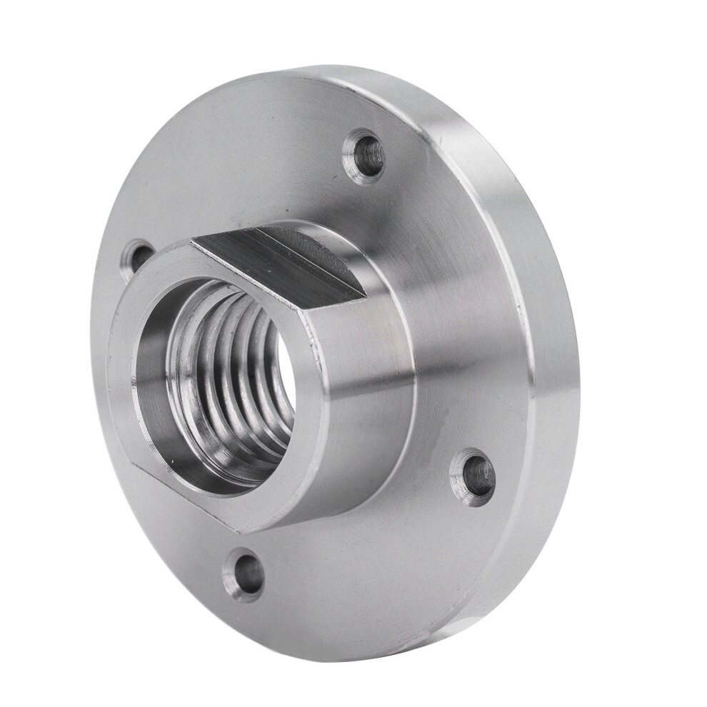 3In Lathe Faceplate Alloy Steel Wood Lathe Face Plate With 4 Screw Holes For 1In X 8Tpi Spindle 7901313645892