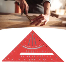 7 Zoll Aluminium-Dachdeckerwinkelmesser Protractor Mehrwinkel-Messwerkzeug Rot