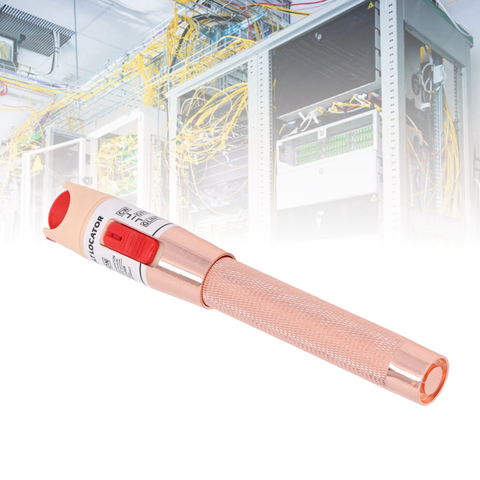 Fiber Optic Visual Fault Locator 30Mw 50Km Universal Connector Optical Fiber Red Light Source Tester For Maintenance 4901313646748