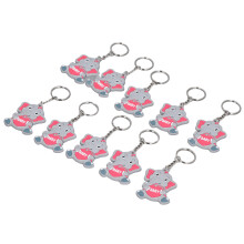 30 Stück Baby-Shower-Elefanten-Schlüsselanhänger 10x5.1x4.1 cm