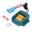 Blaues 18V-Batterieadapter-Set für BL1850/BL1860 16