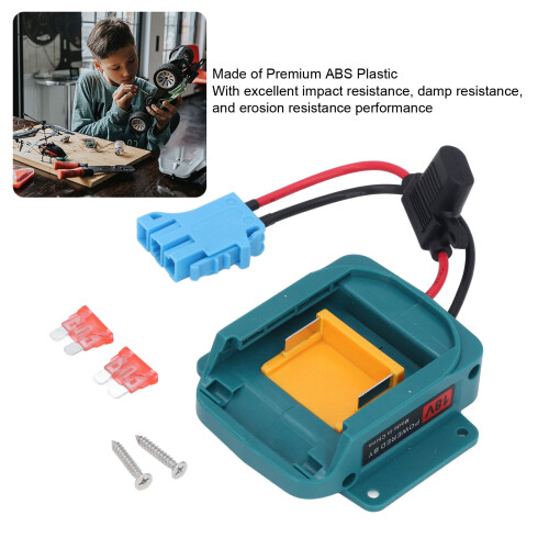Blaues 18V-Batterieadapter-Set für BL1850/BL1860 2