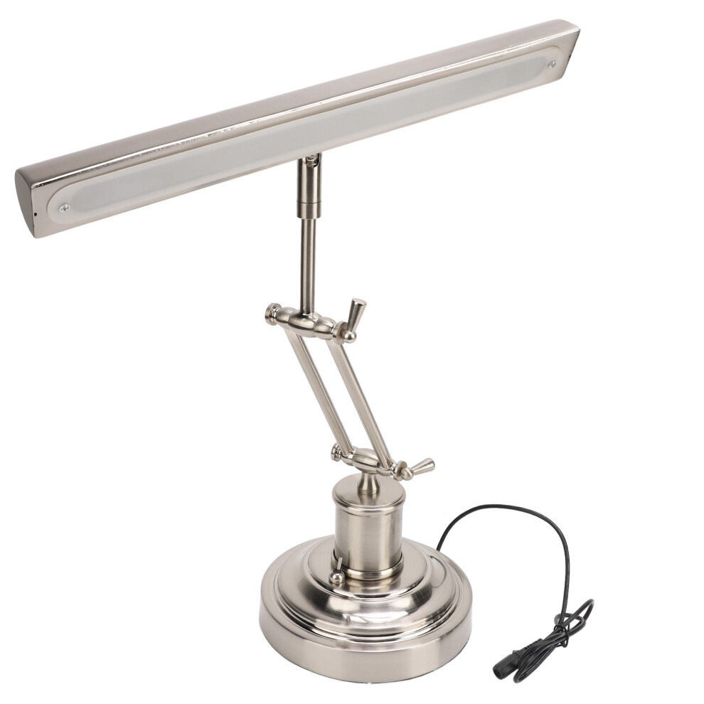 Retro Piano Lamp Multifunctional Touch Dimming Eye Guard Double Lamp Arm Design LED Piano Desk Lamp for Reading Piano Bedside