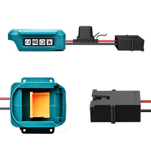 18V Akkuadapter-Set für BL1860/BL1850 Schwarz 2
