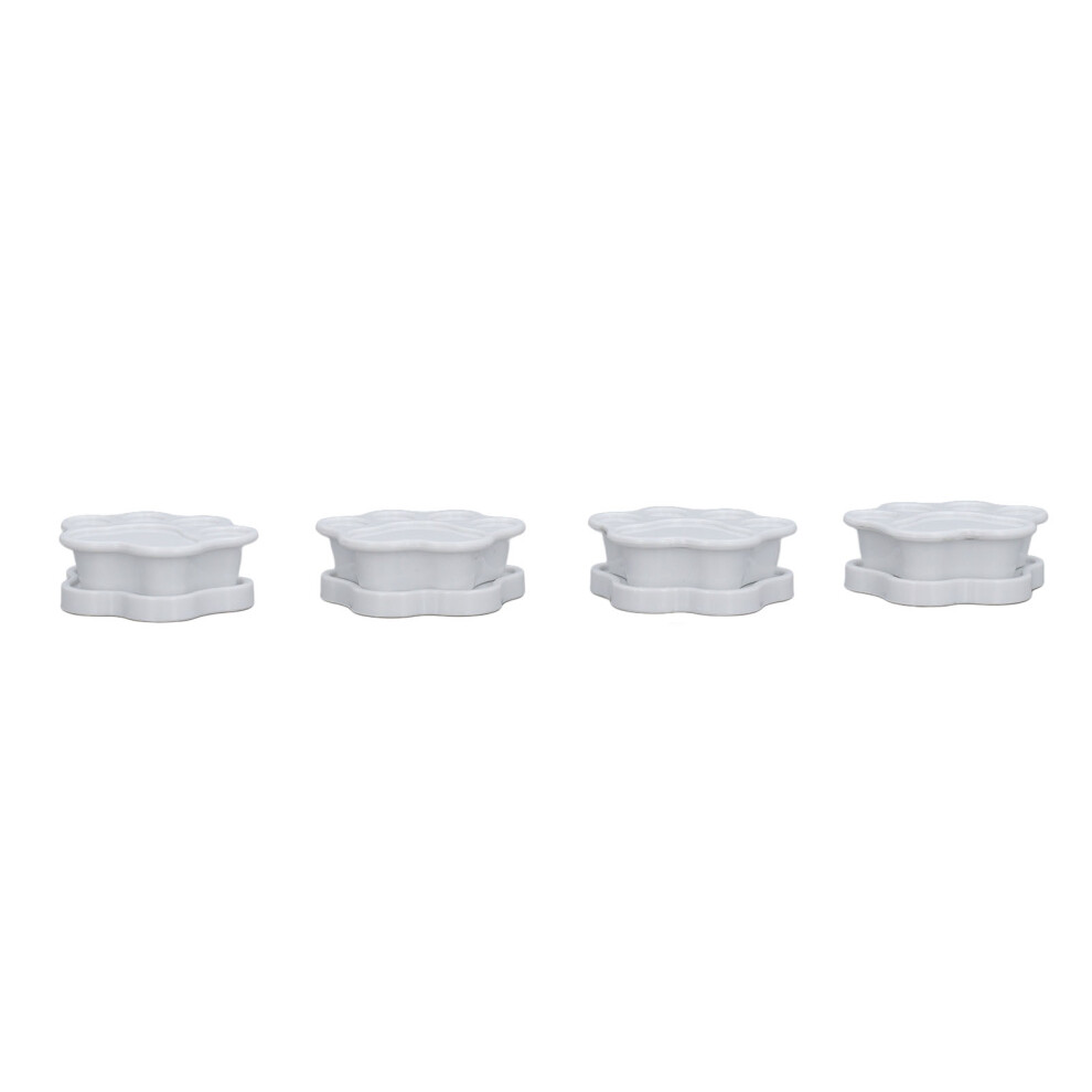 White 4Pcs Potty Training Pad Holder Strong Magnets Multifunctional Pee Pad Holder For Small To Large Pets Paw Style
