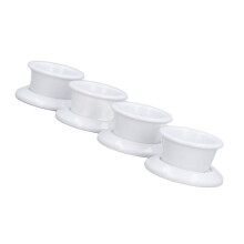 4 Stück Potty-Pad-Halter weiß, starke Magnete