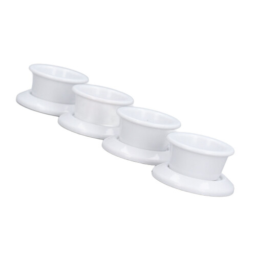 4 Stück Potty-Pad-Halter weiß, starke Magnete