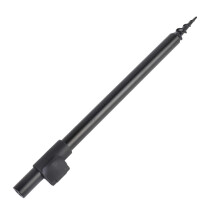 Schwarzer verstellbarer Karpfen-Bankstick 45-78cm 114g 16mm