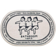 Funny Bath Mats Cute Cartoon Bath Rugs Soft Tufted Microfiber Non Slip Bathroom Door Mat Carpet Bedroom Durable Living Room Kitchen Doormat Area Rug R
