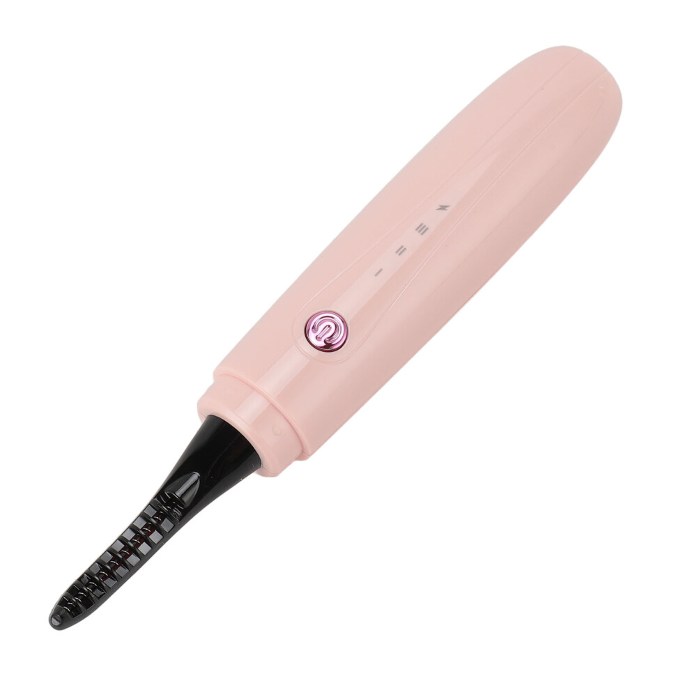 Heated Eyelash Curler Long Lasting Electric Eyelash Curler Type C Rechargeable Lash Curler for Makeup Curling Eye Lashes English Packaging