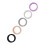 5 Stück Silikon-Smart-Ring-Hülle 6-10 Schwarz Pink 12