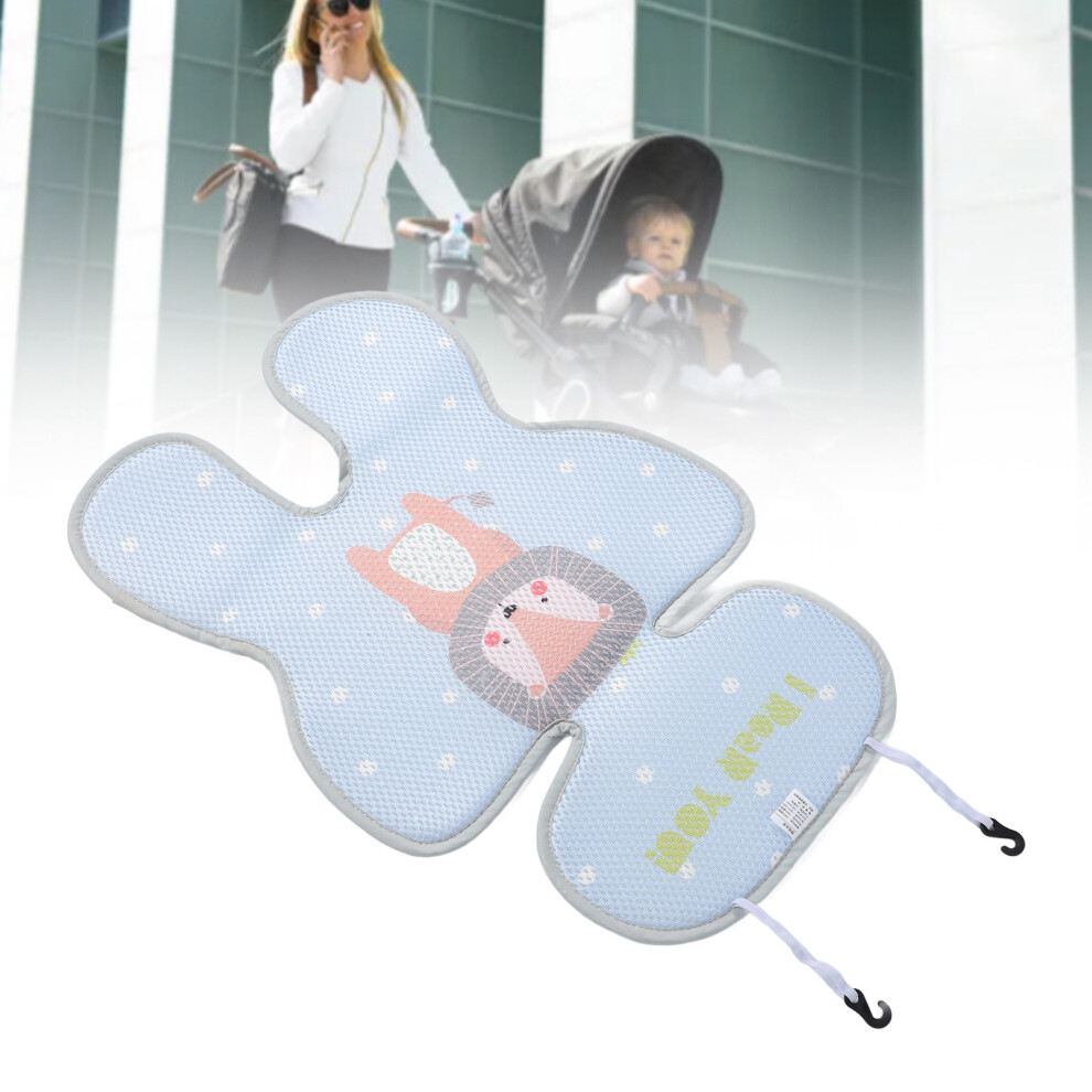Ice Stroller Cooler Mat Universal 3D Breathable Car Seat Cooling Pad for Toddlers Small Lion