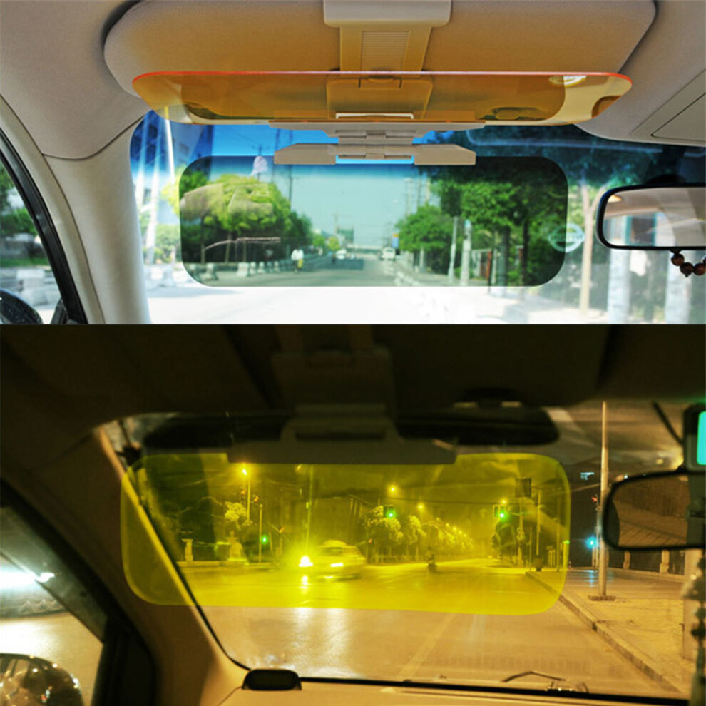 Car Day Night Extension Anti Glare Visor 2 in 1 Automobile Anti UV Block Visor Dazzle Proof Sunshade Mirror Goggles Shield for Most Vehicle-image-OPC-PHQ9VWZ-NEW