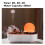 Volcano 200 ml Diffusor 19,5x12cm Weiß 2H-4H-6H 7