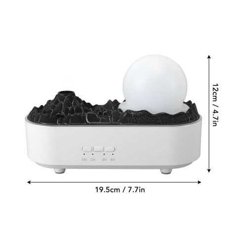 Volcano 200 ml Diffusor 19,5x12cm Weiß 2H-4H-6H 1