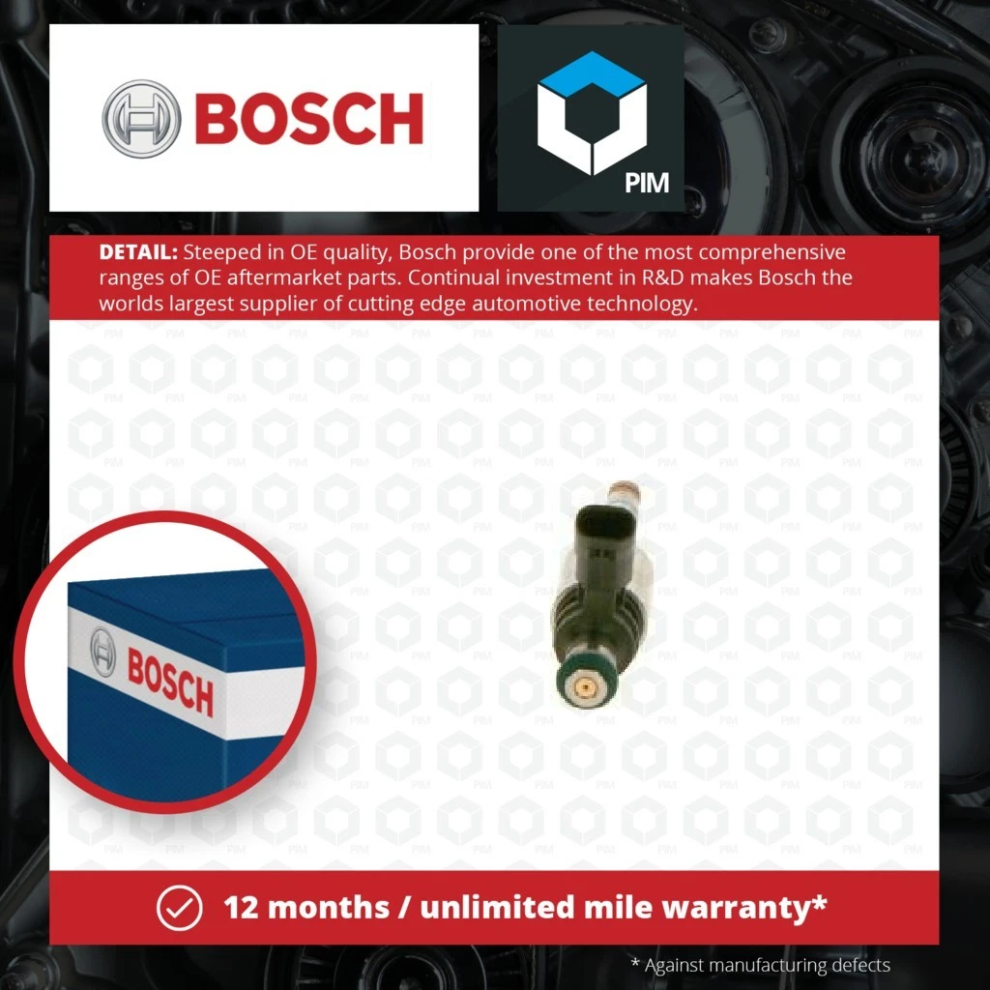 Petrol Fuel Injector 026150001H Bosch Nozzle Valve 06L906036e 199006838066