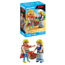 PLAYMOBIL | Asterix | Tragicomix e Falbala | Coppia innamorata dell'universo di Asterix | Giocattolo per bambini dai 5 anni | 71544