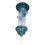 Hanging Bird Feeder Squirrel Proof Adjustable Hook Automatic Bird Feeder with 4 Perches for Outdoor Green 12