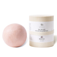 ERIGERON alles-in-?n roze klei shampoobar voor alle haartypes en alle huidtypes - dierproefvrij veganistisch, volledig natuurlijke ingredi?ten, handg