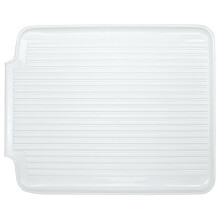 Better Houseware Drain Boards for Kitchen Counter White Dish Drain Board Shields Countertops from Water Damage, Space Efficient 19.5"x15.5"x1.25"