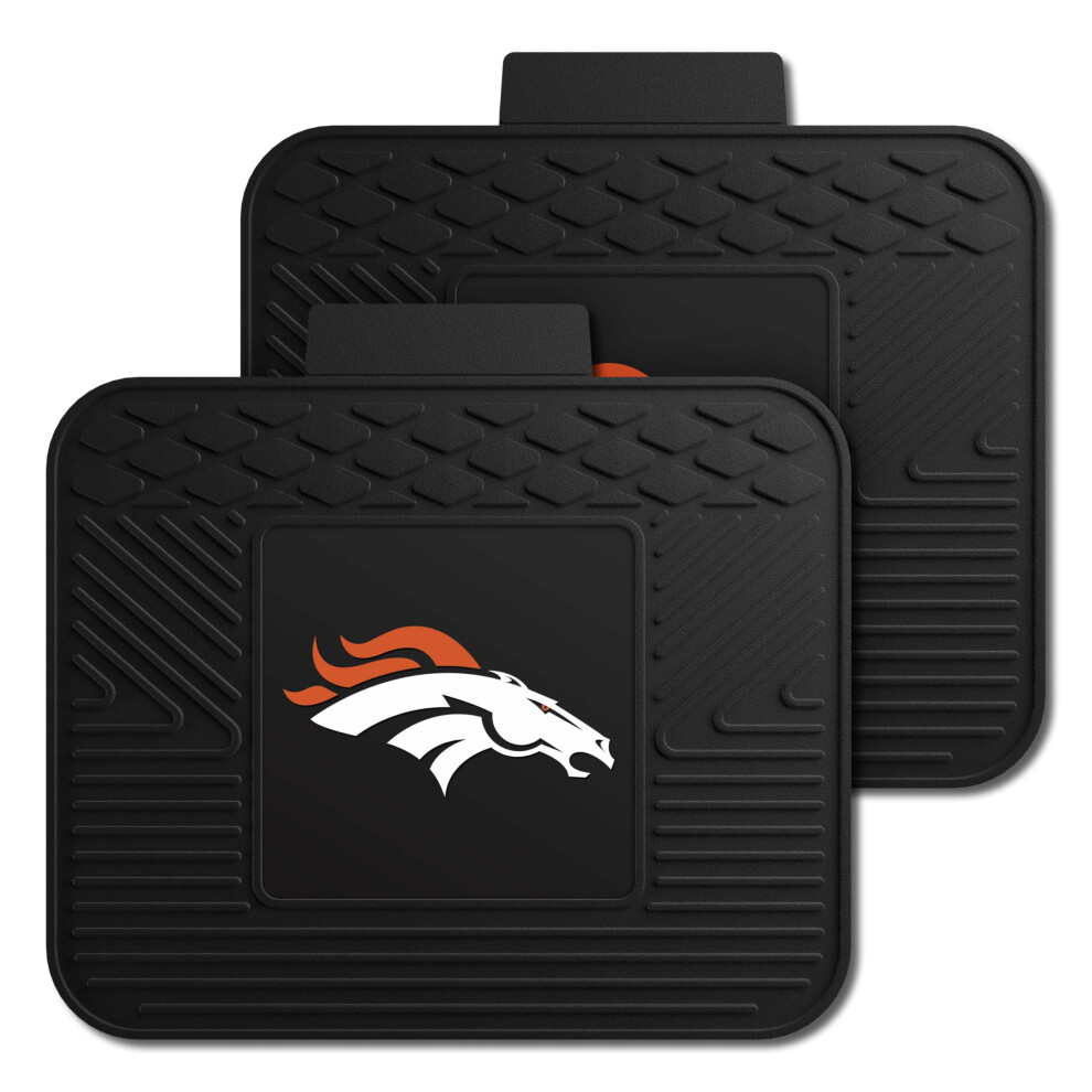 Fanmats 12312 Nfl - Denver Broncos Utility Mat - 2 Piece 14X17 842989023126