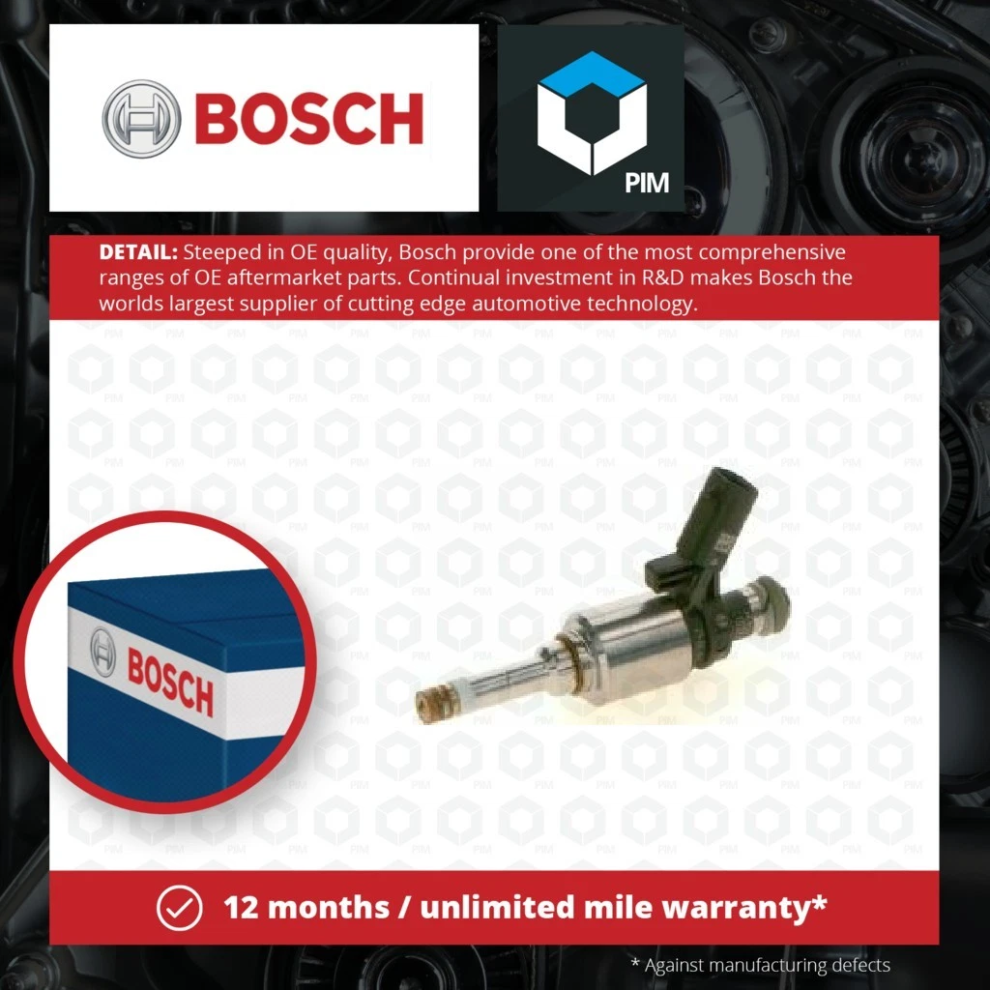 Petrol Fuel Injector 026150001A Bosch Nozzle Valve 06H906036e 813090818079