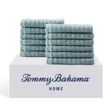 Tommy Bahama - Washanddoek Set, Zeer Absorberend Katoen, Weinig Pluis & Kleurvast, Oeko-Tex Gecertificeerd (Noord-Pacifische Turkoois, 12)