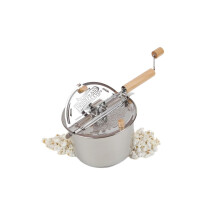Original Whirley Pop Popcorn Maker - 6 Quart Popcorn Popper, Metal Gears, Wabash Valley Farms Stove Top, Gourmet Popcorn Pot, Culinary Popcorn Popper