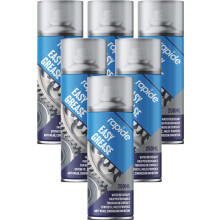 6 x 250ML Easy Grease Aerosol Spray Lubricant Can Motorbike Car