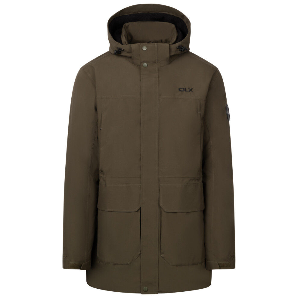 (XXL, Dark Vine) DLX Men's Waterproof Jacket - Donahue