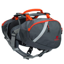 Mountainsmith K9 Hondenrugzak Verstelbare borst- en ruggordel Hondenrugzak Zadeltassen met zakken met ritssluiting voor kamperen, reizen buitenshuis,