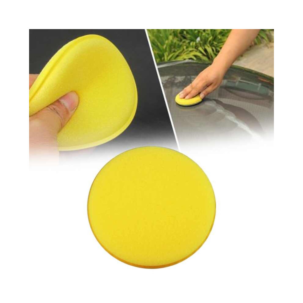 Waxing Cars Yellow Sponge Polishing Sponges Car Washing Tool Durable Color Solid-image-OPC-PHQ9XZG-NEW