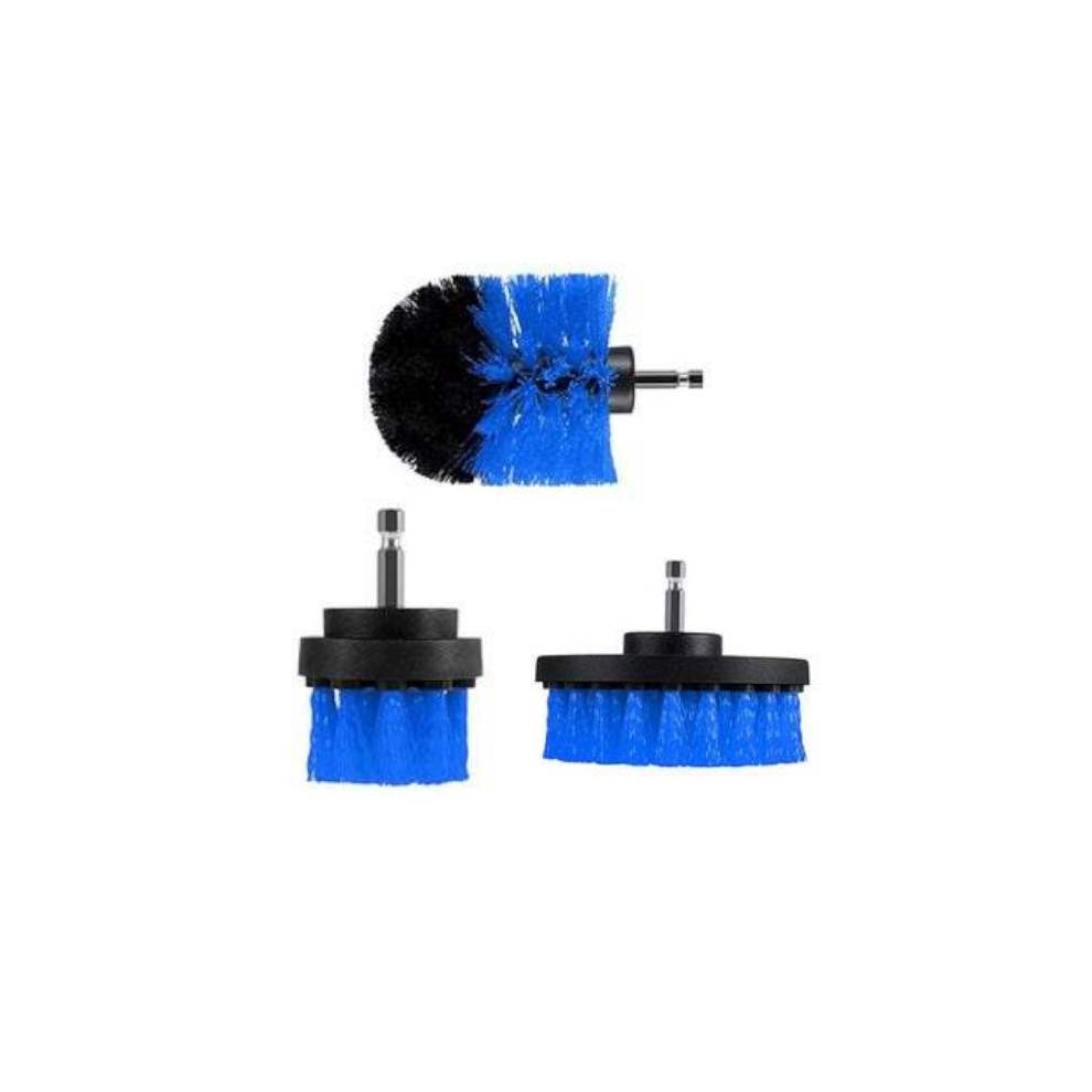 (Blue, 3Pcs Set) Cleaning Tools Power Scrubber Brushes Tub Bath Floor Car Cleaner Tile Grout-image-OPC-PDMXXMM-NEW