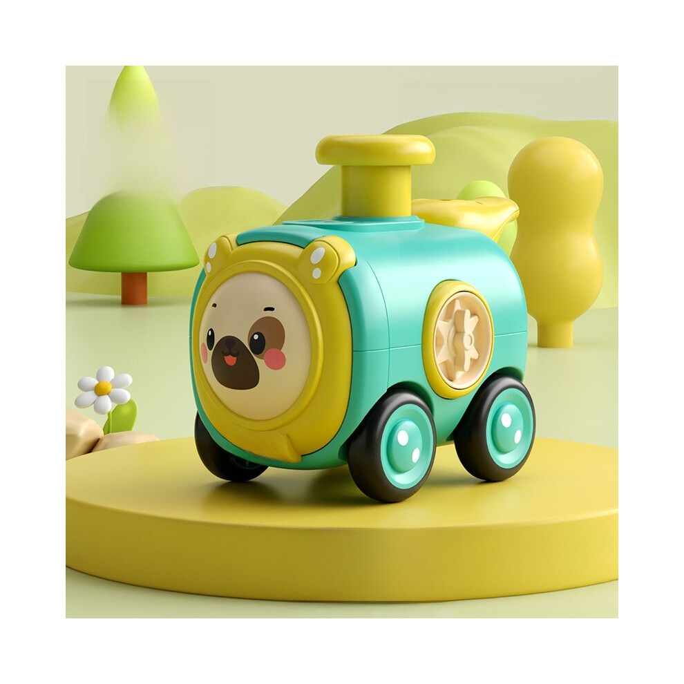 (Green Train) Dinosaur Car Toy And Train With Inertia Mechanism And Whistle For Play Kids-image-OPC-PHQB6SG-NEW